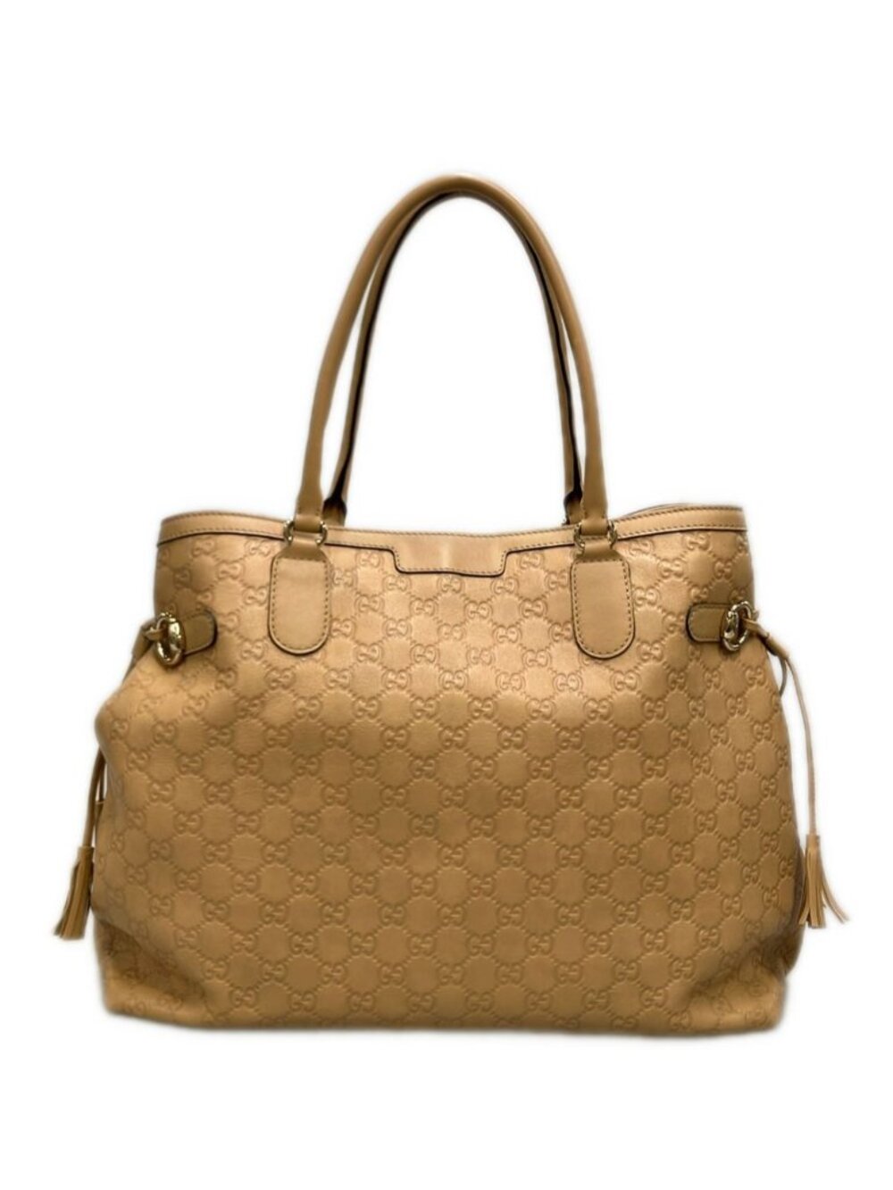 Gucci Tote Bag Guccissima Beige - Picture 2 of 10